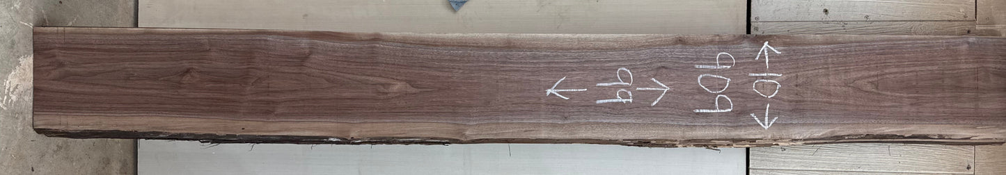 Finlay: 5-foot live edge walnut surface river