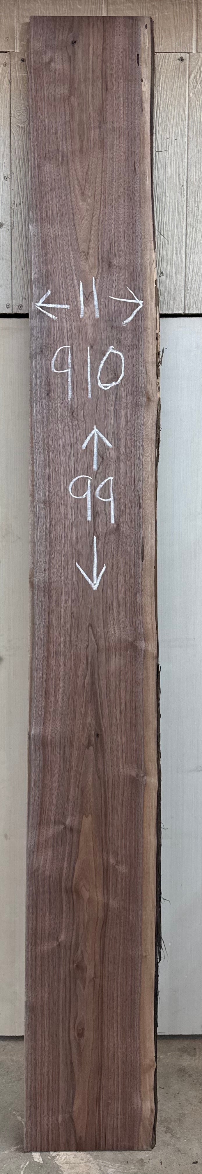 Board 0910: 7-foot live edge walnut