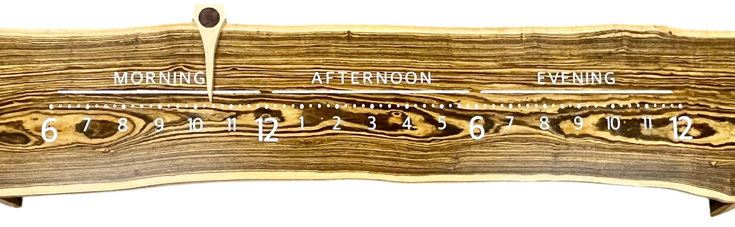 Boris: 5 ft Bocote/resin - Linear Clockworks