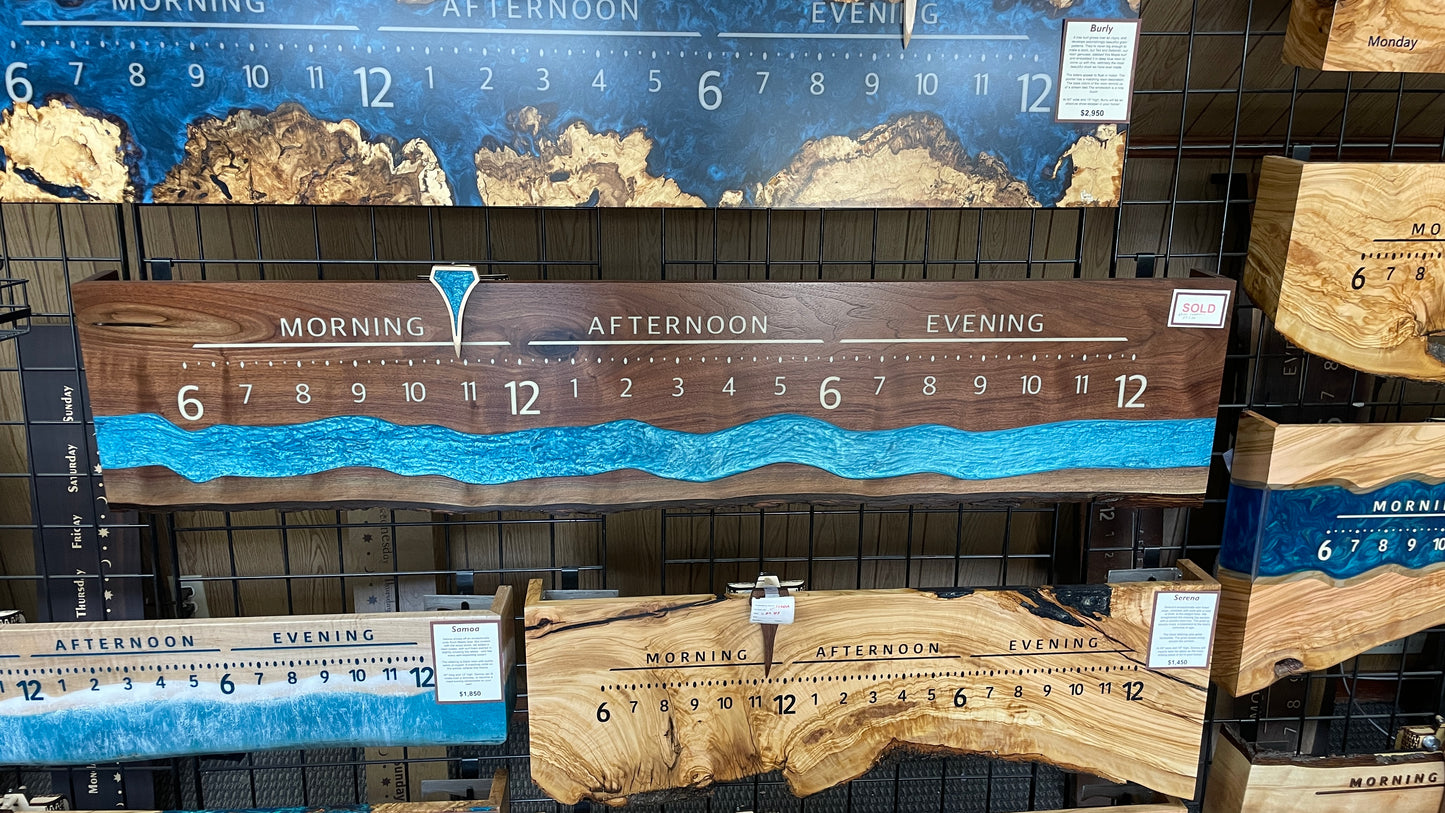 Dylan2: 5-foot Walnut / Surface river