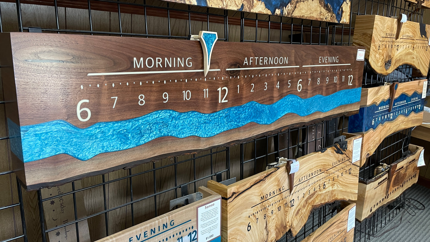 Dylan2: 5-foot Walnut / Surface river