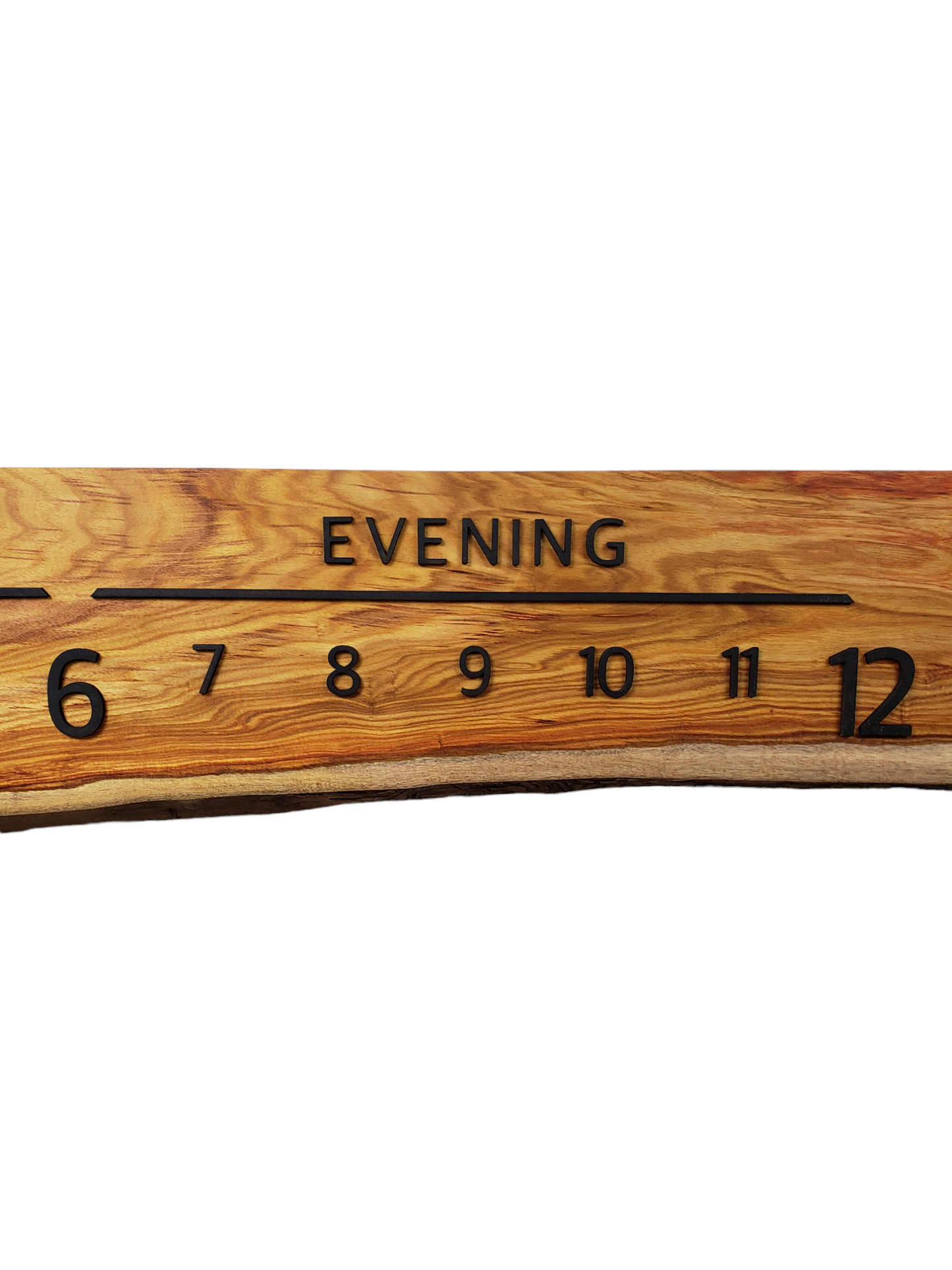 Camilla:5-foot Canarywood/Walnut - Linear Clockworks
