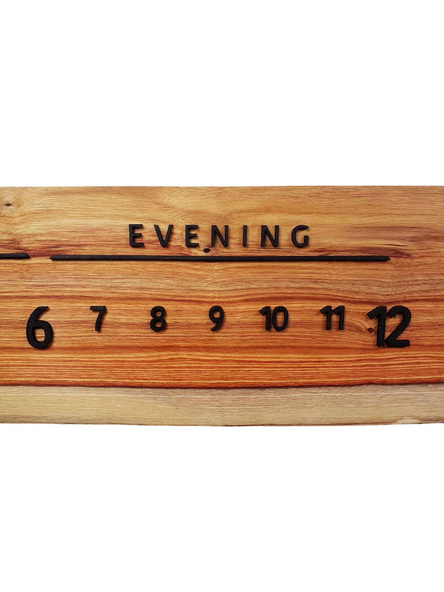 Cole:3-foot Canarywood/Walnut - Linear Clockworks
