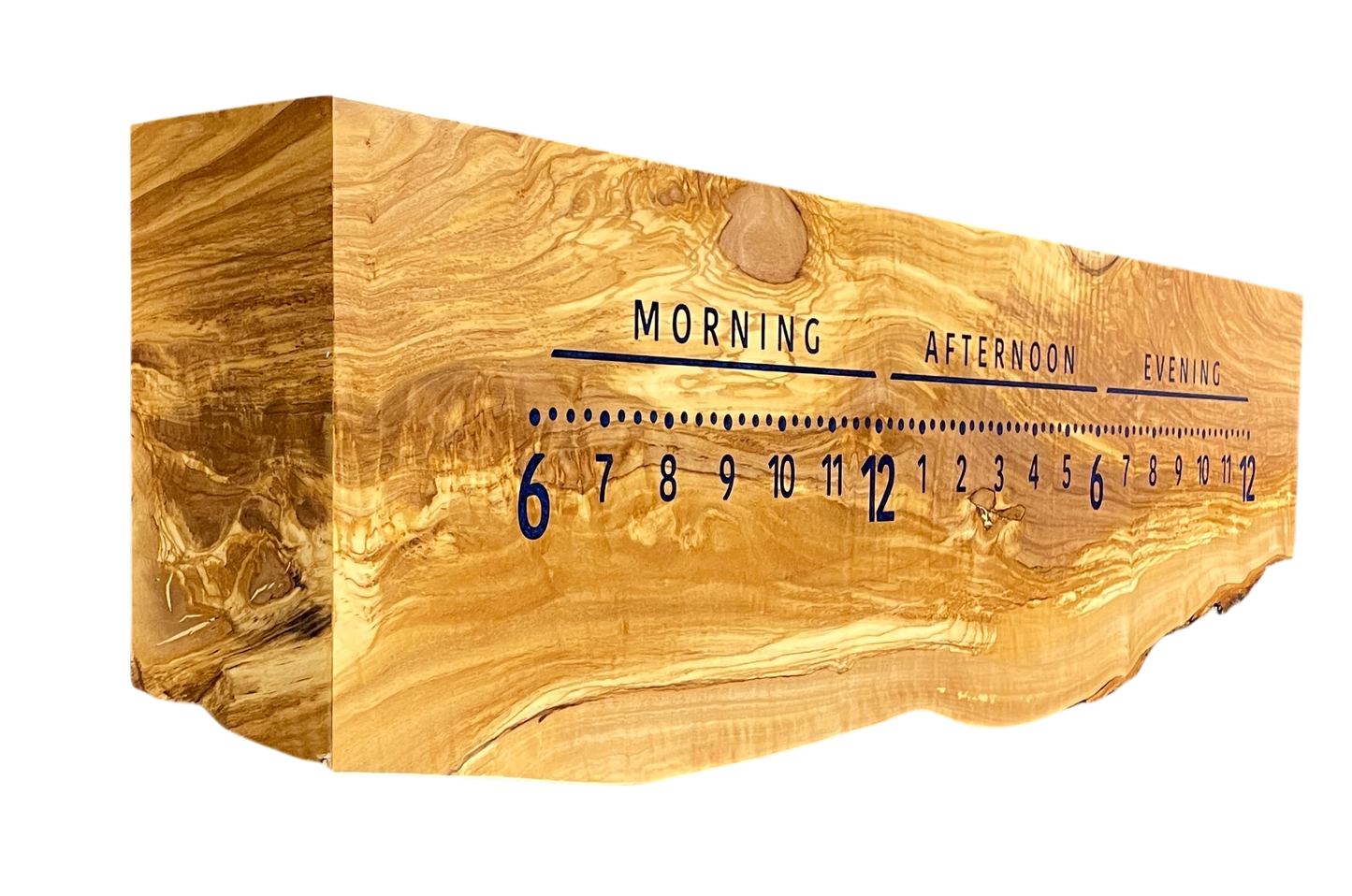 Sicily: 3-foot Olivewood / Resin - Linear Clockworks