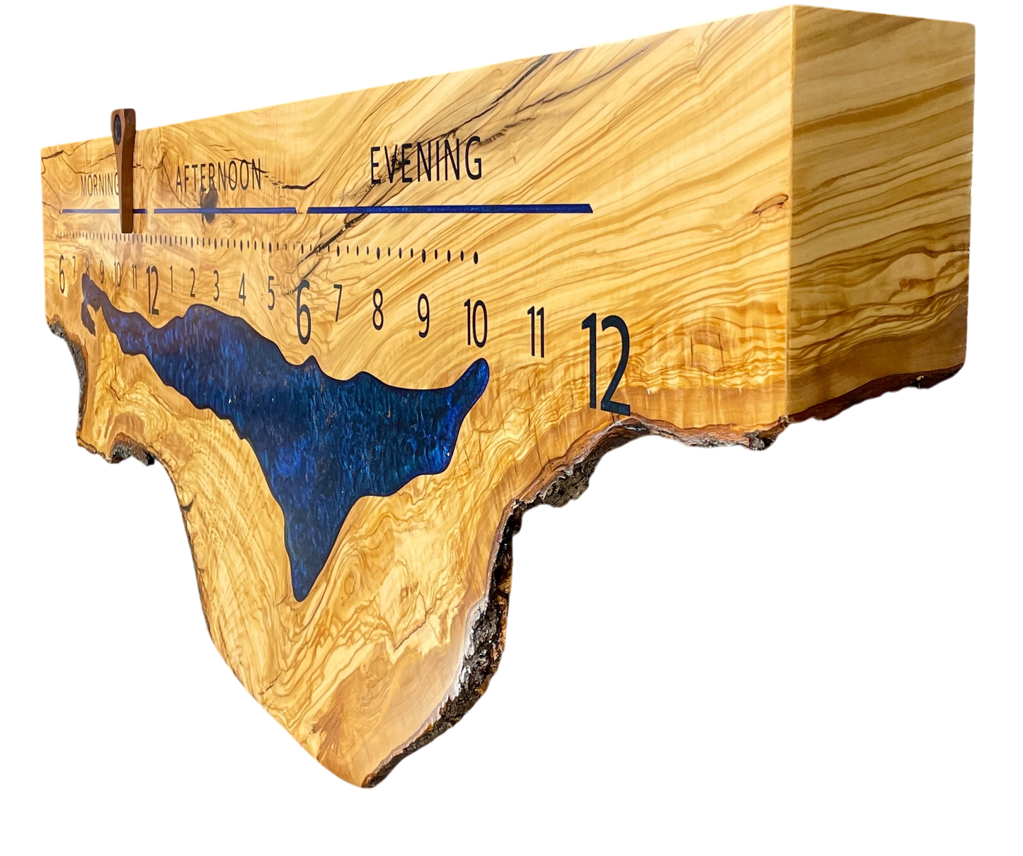 Romeo: 5-foot Olivewood / resin - Linear Clockworks