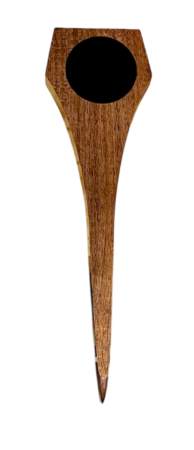 Luna: 3-ft Olivewood / Resin river through - Linear Clockworks