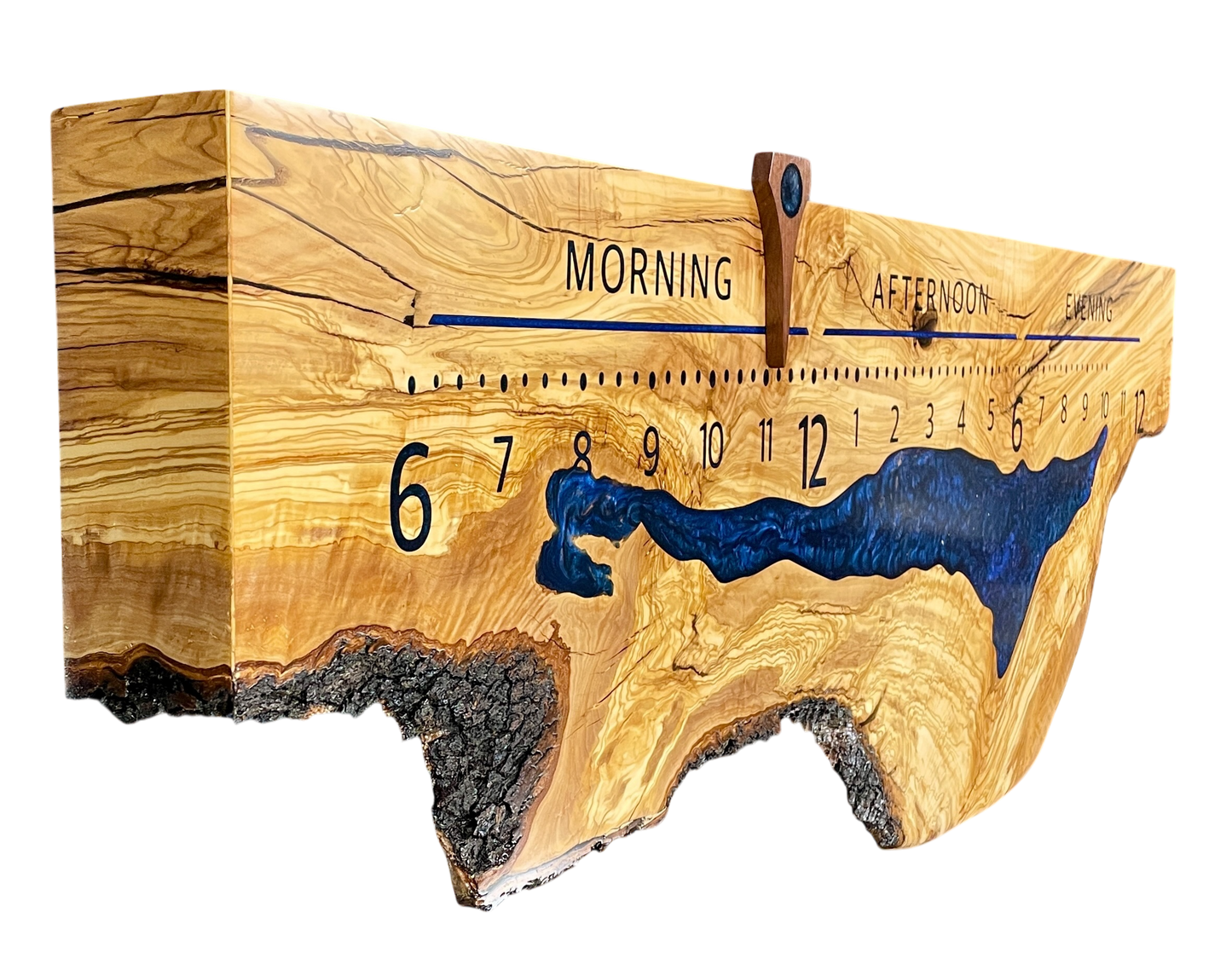 Romeo: 5-foot Olivewood / resin - Linear Clockworks