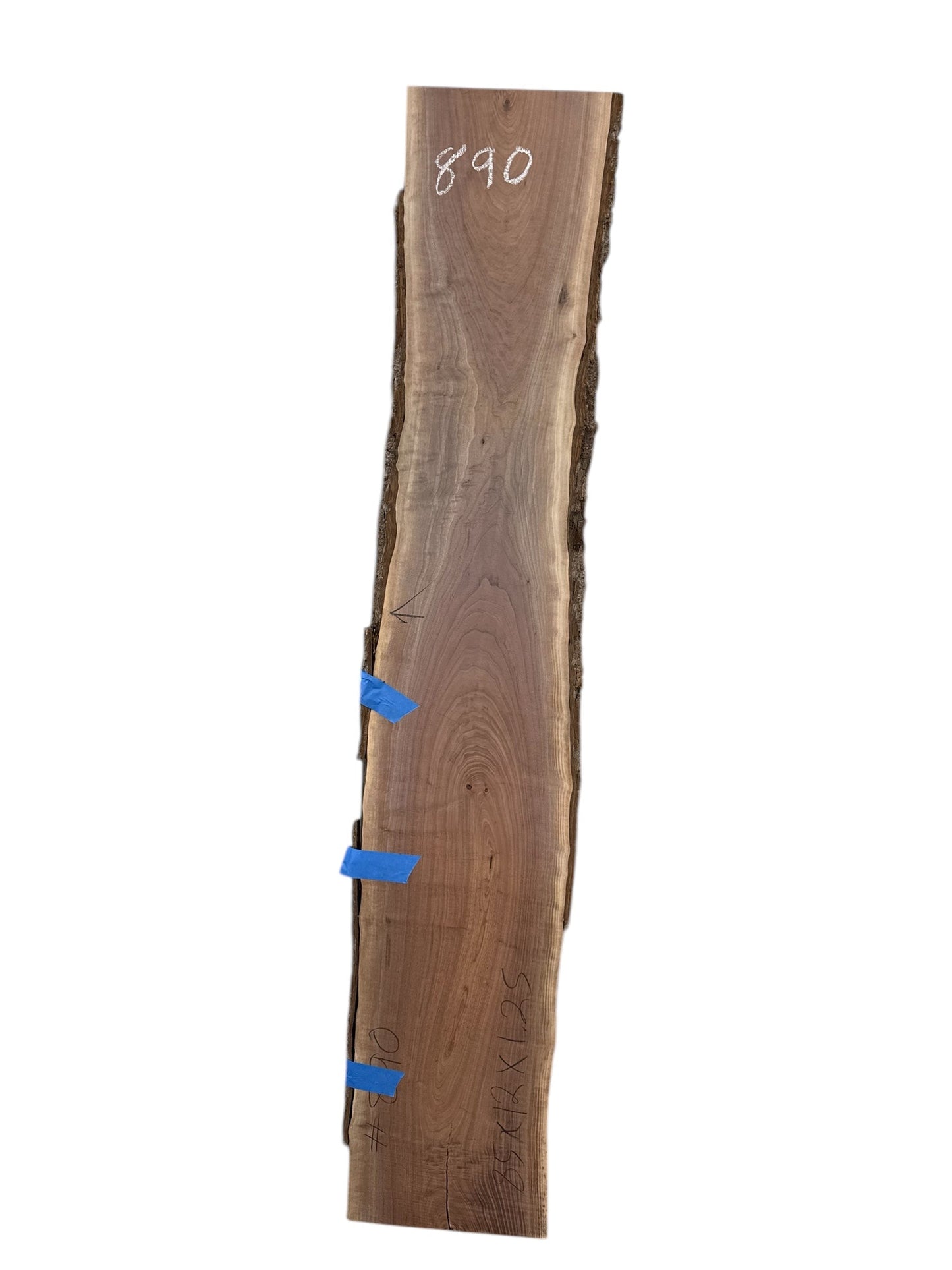 Board 0890: 5-foot live edge walnut