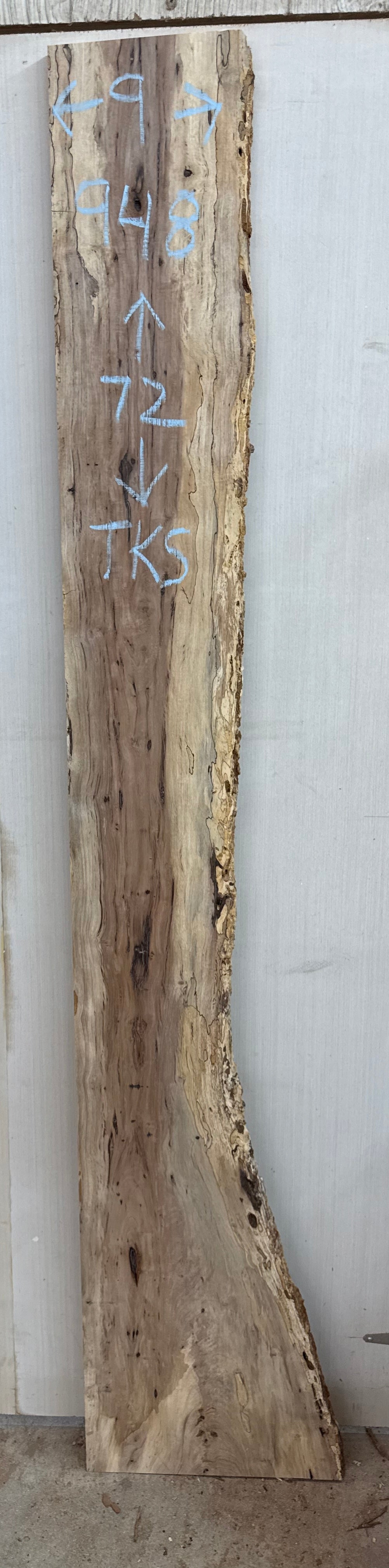 Board 0948: 5 ft Pecan Live Edge