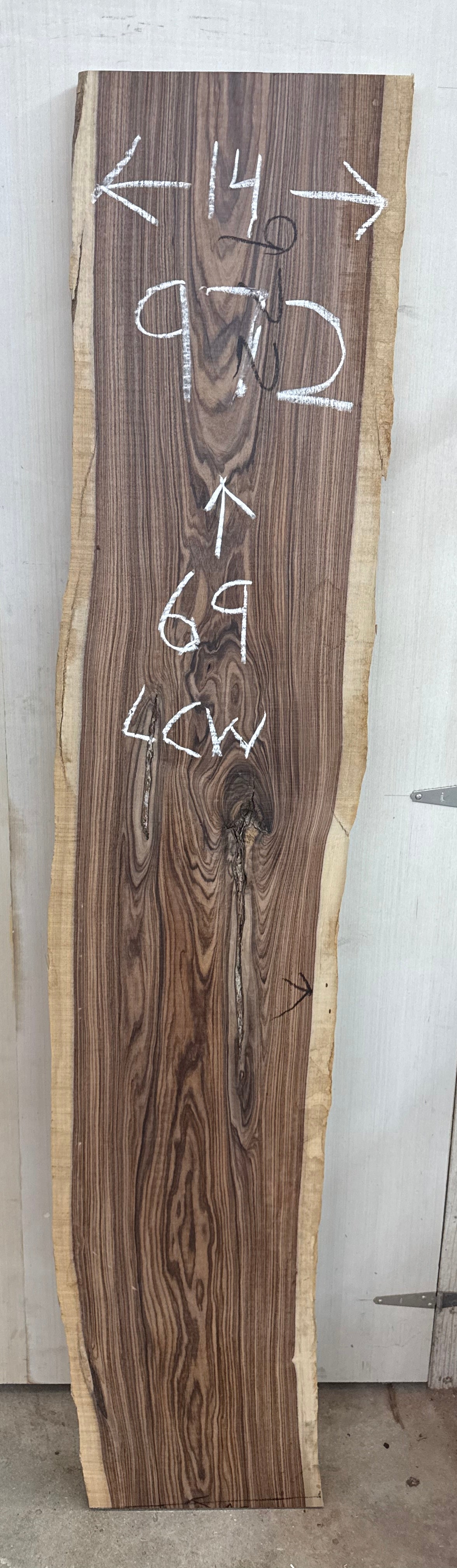 Rufino: 5 foot Bolivian rosewood Surface River