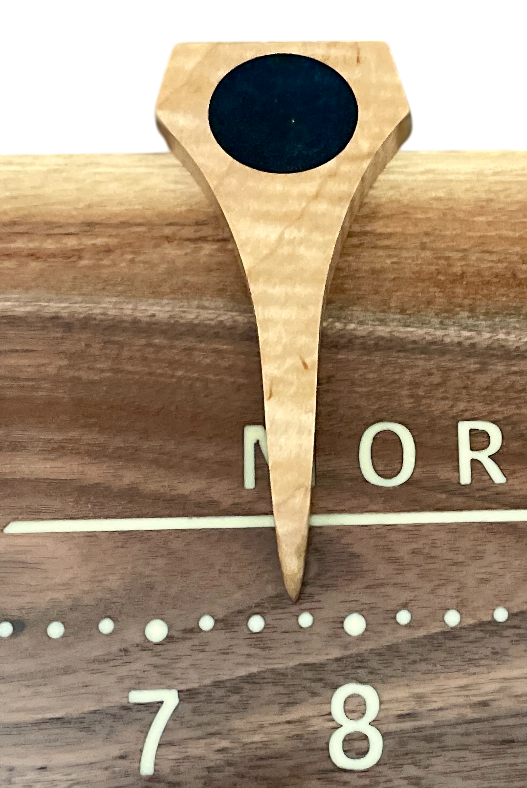 Watson: 3-foot Walnut / Resin - Linear Clockworks