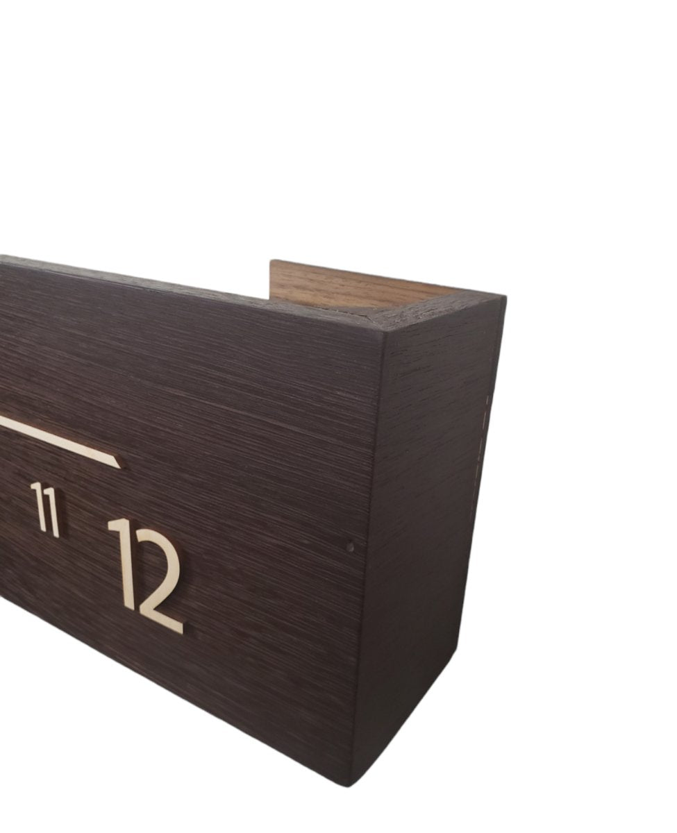 Acacia: 5 - foot Wenge/Maple - Linear Clockworks