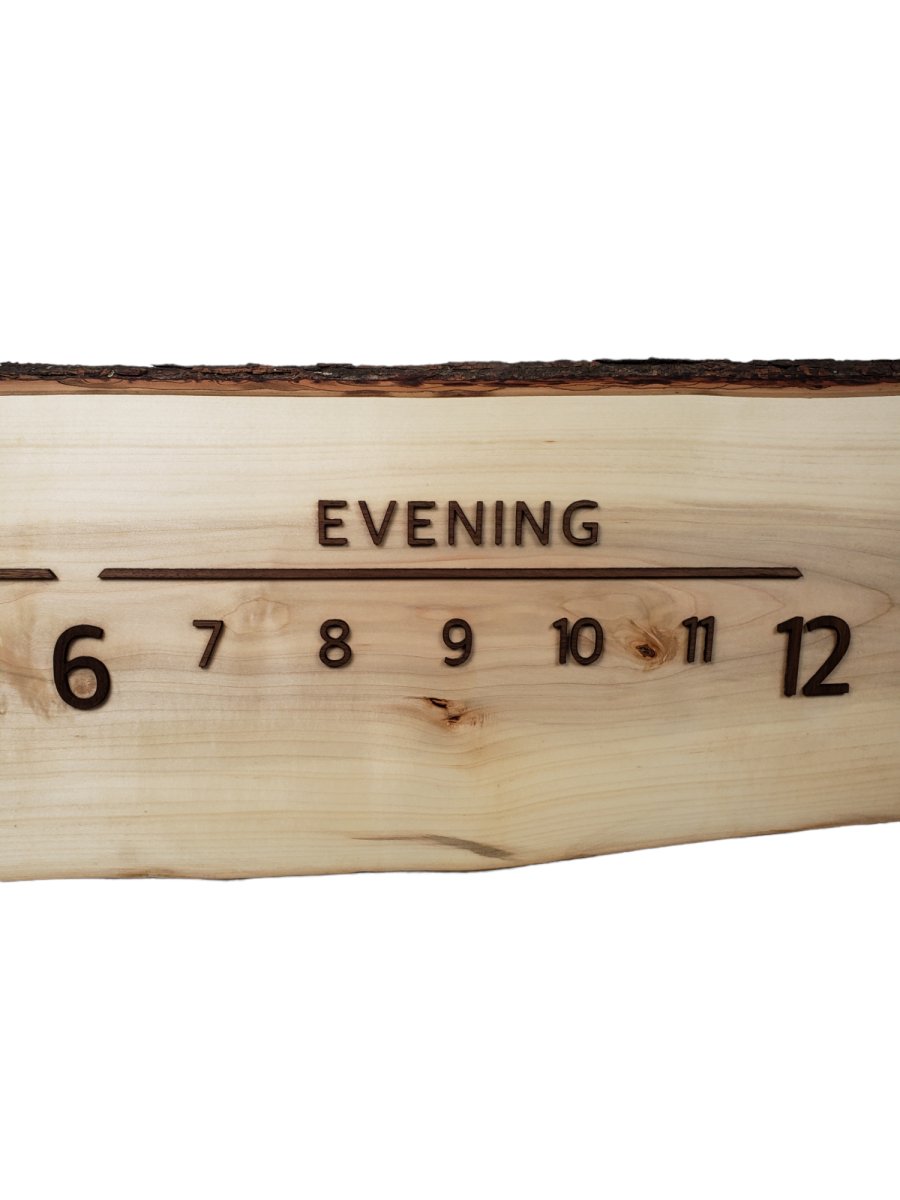 Alruba:5 - foot Maple/Walnut - Linear Clockworks