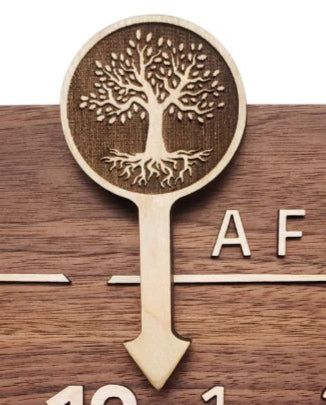 Apple Tree Relief / Maple - Linear Clockworks