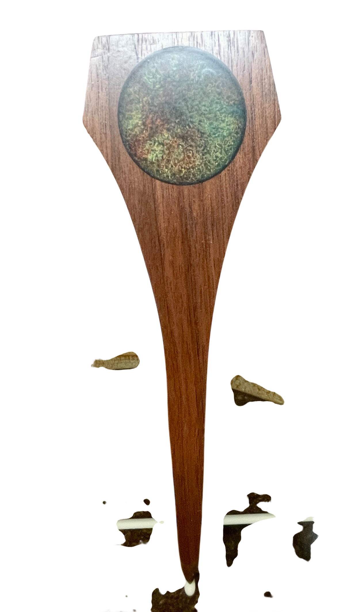 Asher: 3 ft Spalted Maple, through river