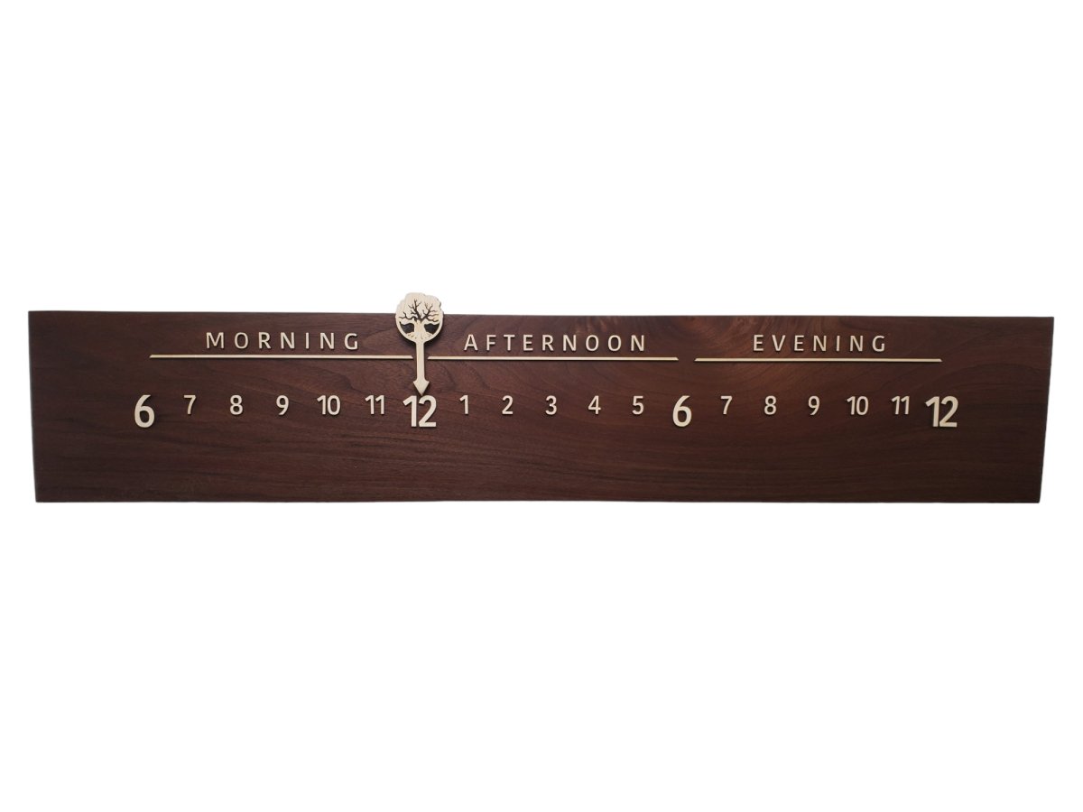 Atlantis:3 - foot Walnut/Maple - Linear Clockworks