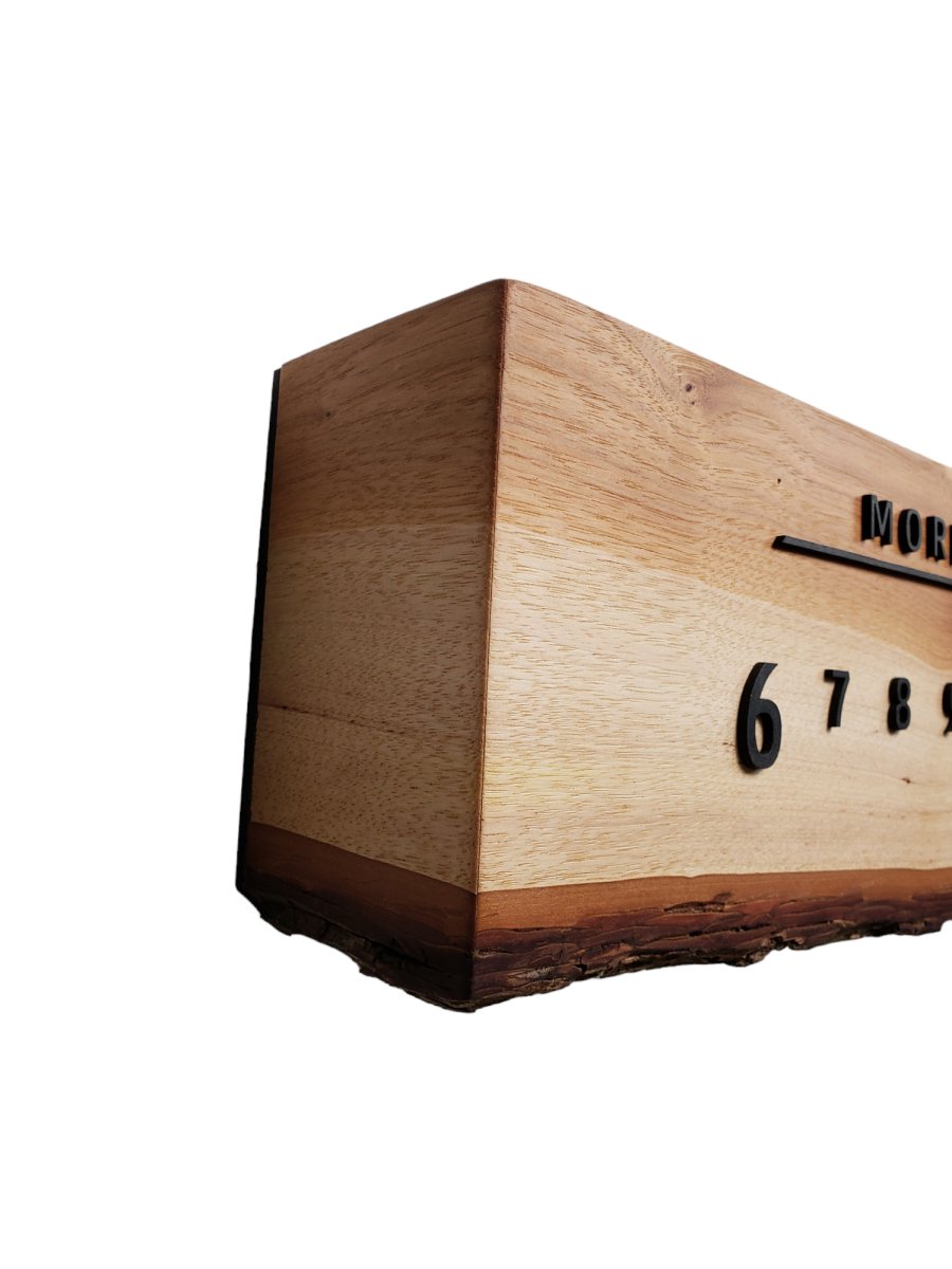 Beige:3 - foot Maple/Walnut - Linear Clockworks