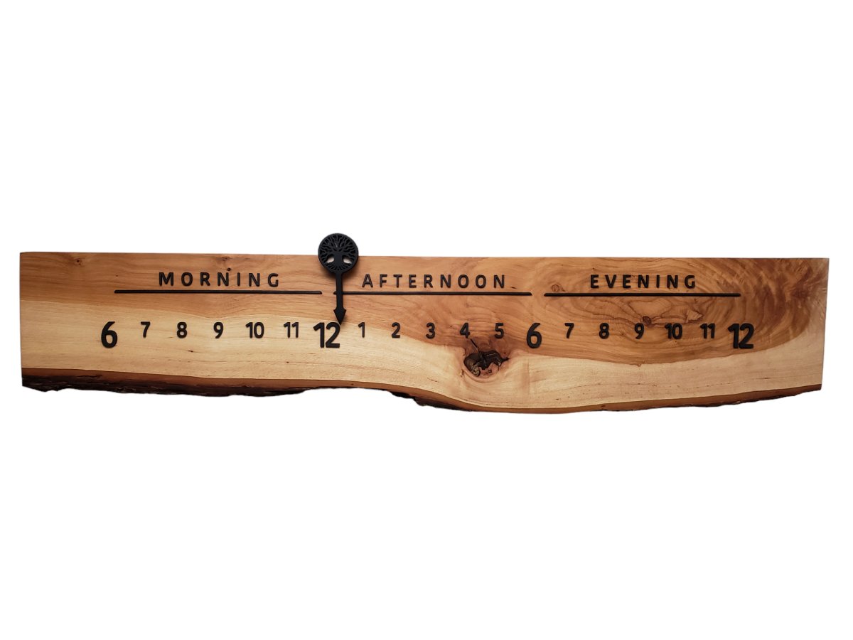 Beige:3 - foot Maple/Walnut - Linear Clockworks
