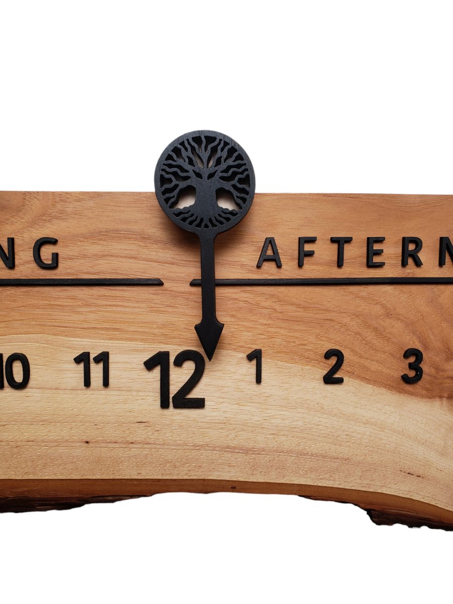 Beige:3 - foot Maple/Walnut - Linear Clockworks