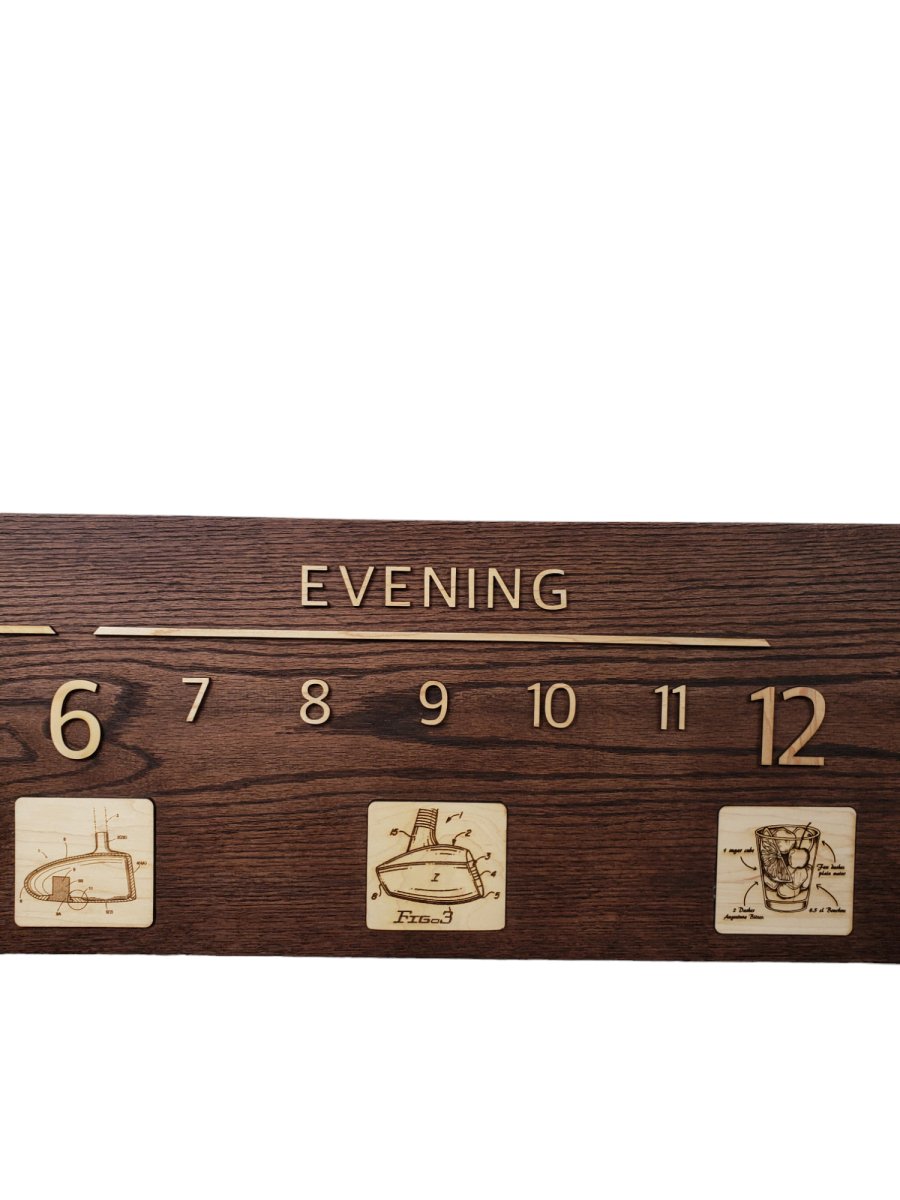 Birdie:5 - foot Oak/Maple - Linear Clockworks