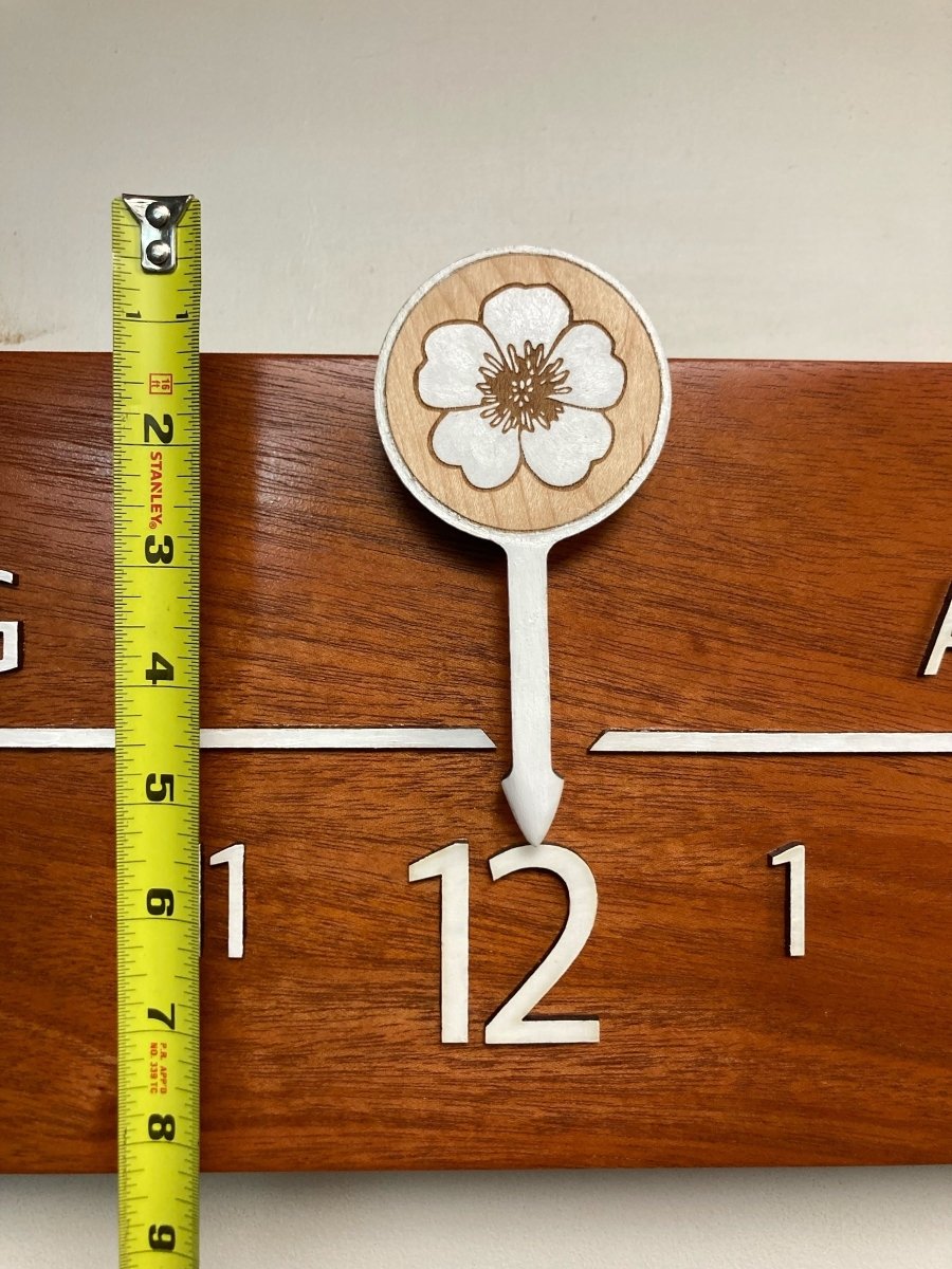 Blossom: 5 - foot Cherry/Maple - Linear Clockworks