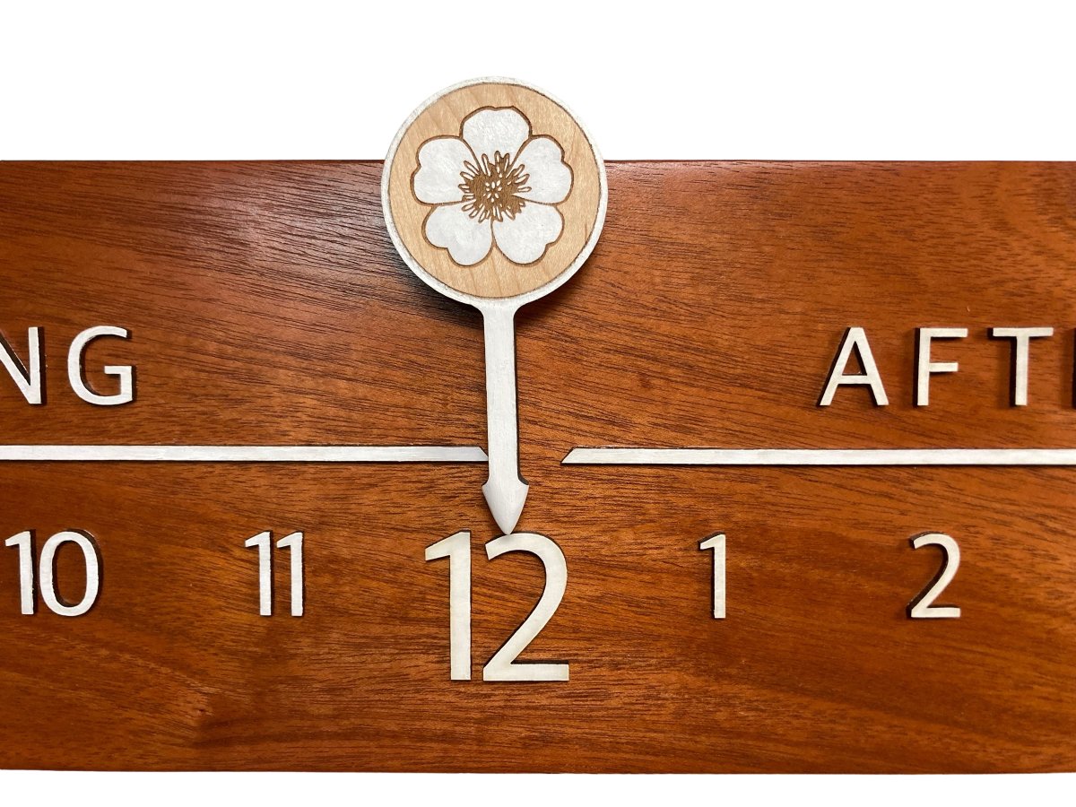 Blossom: 5 - foot Cherry/Maple - Linear Clockworks