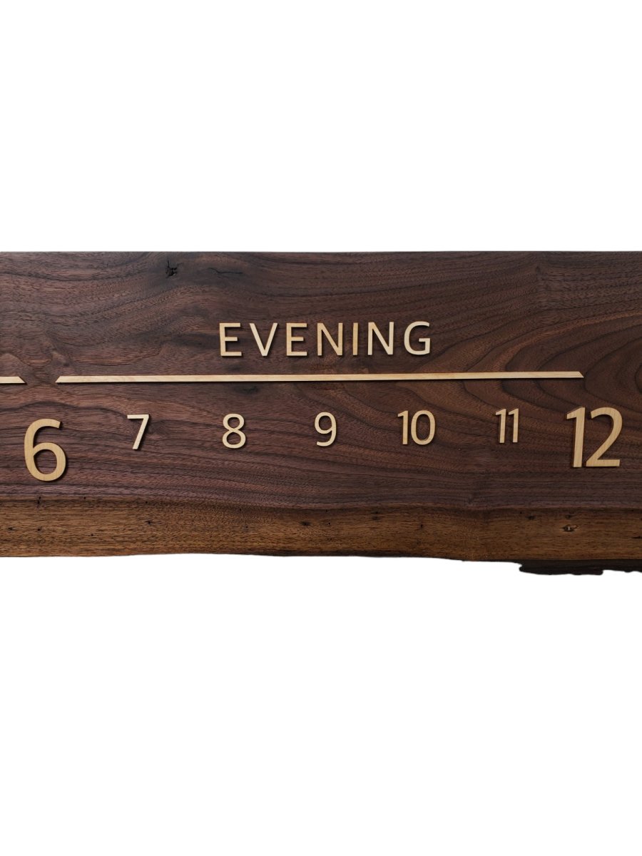 Brighton:5 - foot Walnut/Maple - Linear Clockworks