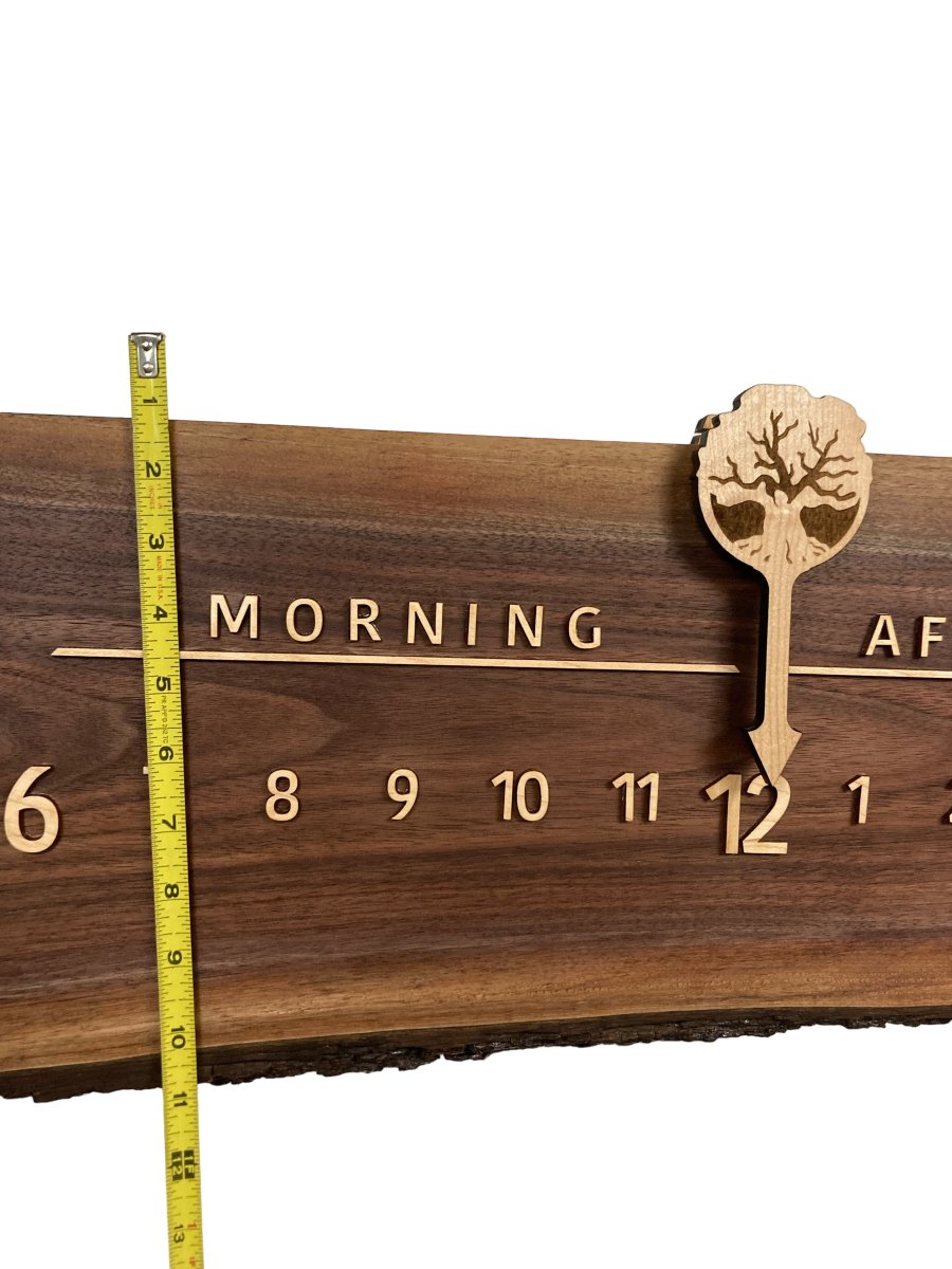 Cambrie: 3 - foot Walnut Maple - Linear Clockworks