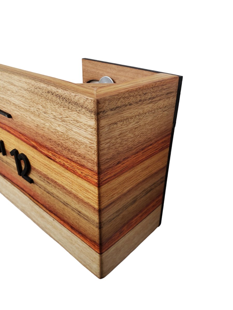 Canary:3 - foot Canarywood/Walnut - Linear Clockworks