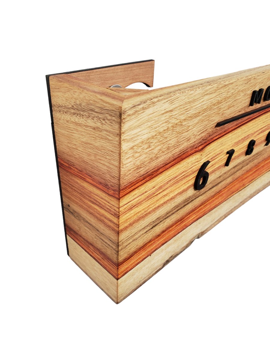 Canary:3 - foot Canarywood/Walnut - Linear Clockworks