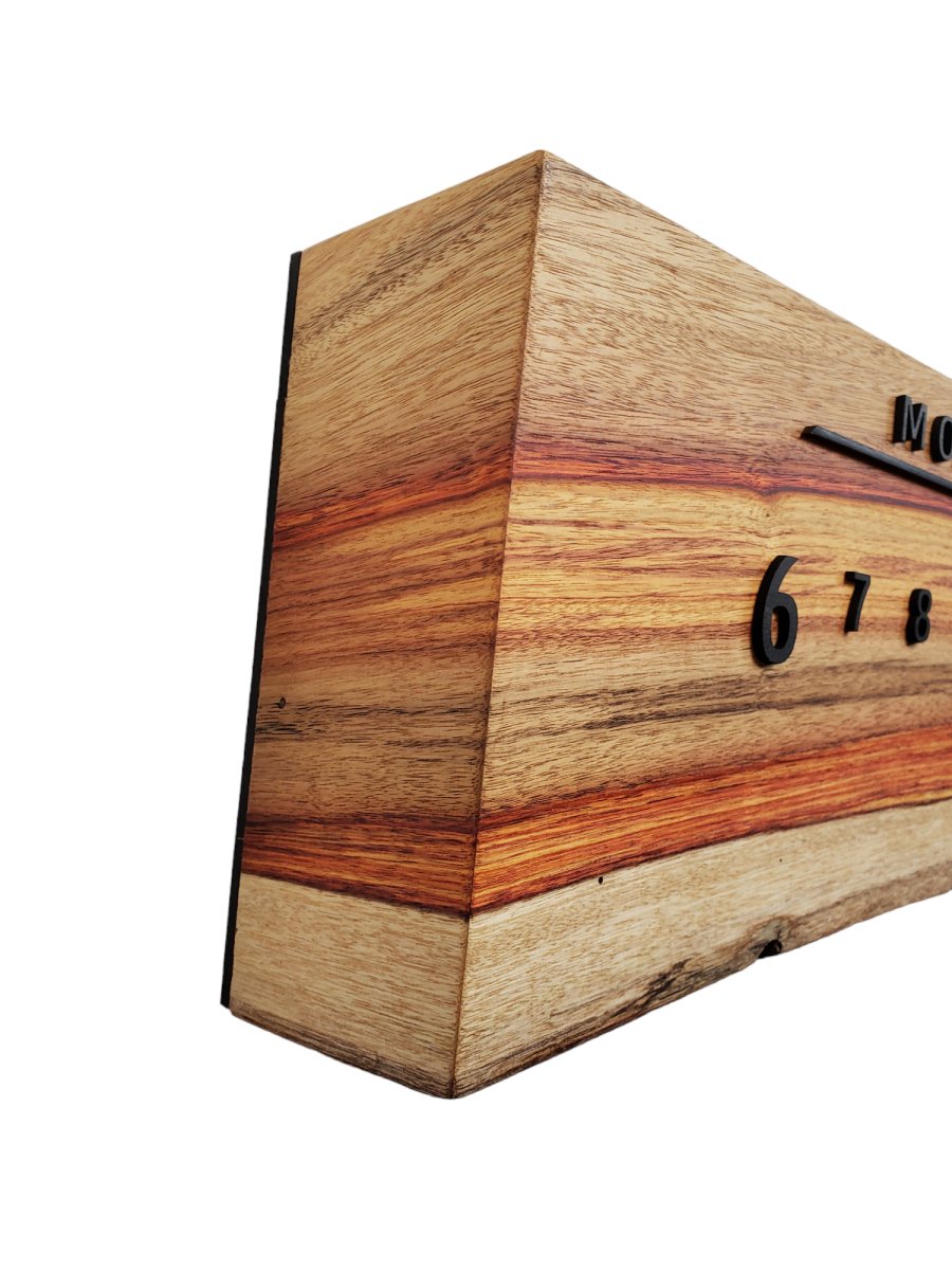 Canary:3 - foot Canarywood/Walnut - Linear Clockworks
