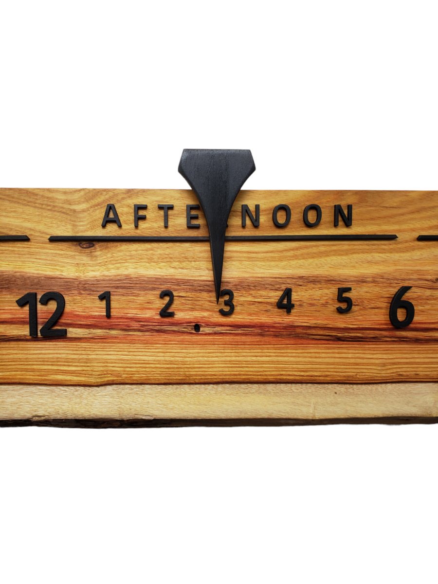 Cloudberry:3 - foot Canarywood/Walnut - Linear Clockworks