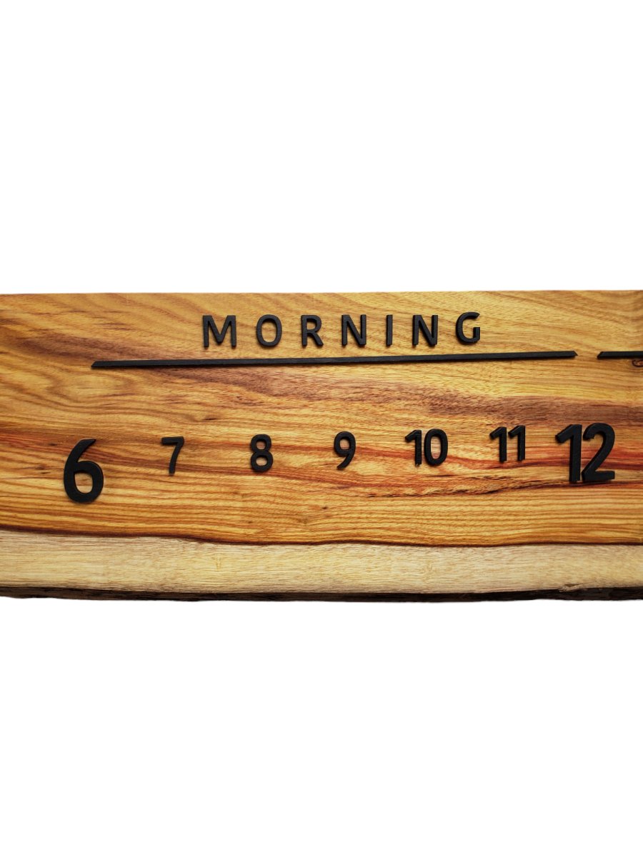 Cloudberry:3 - foot Canarywood/Walnut - Linear Clockworks
