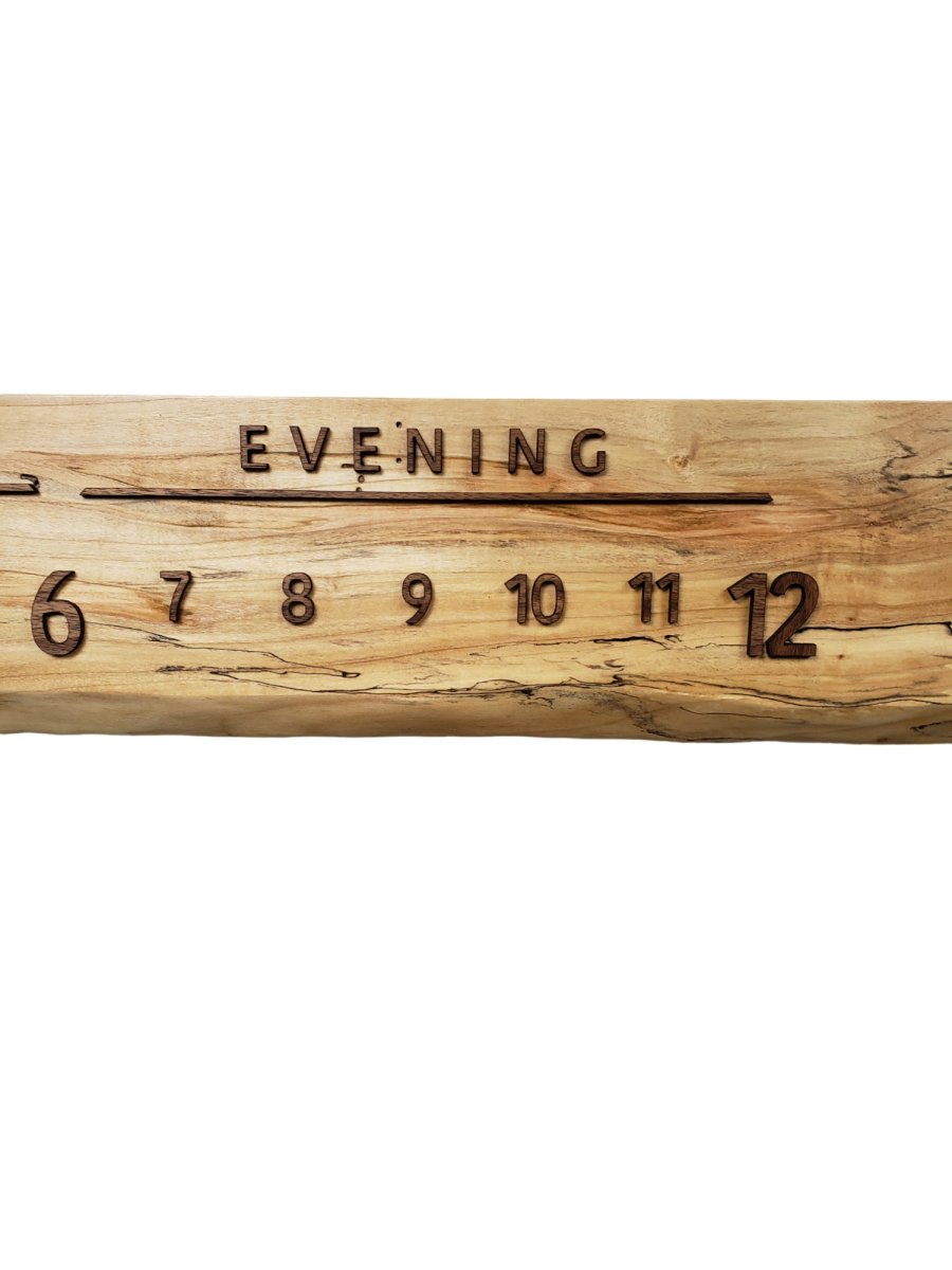 Dandelion:3 - foot Ambrosia Maple/Walnut - Linear Clockworks