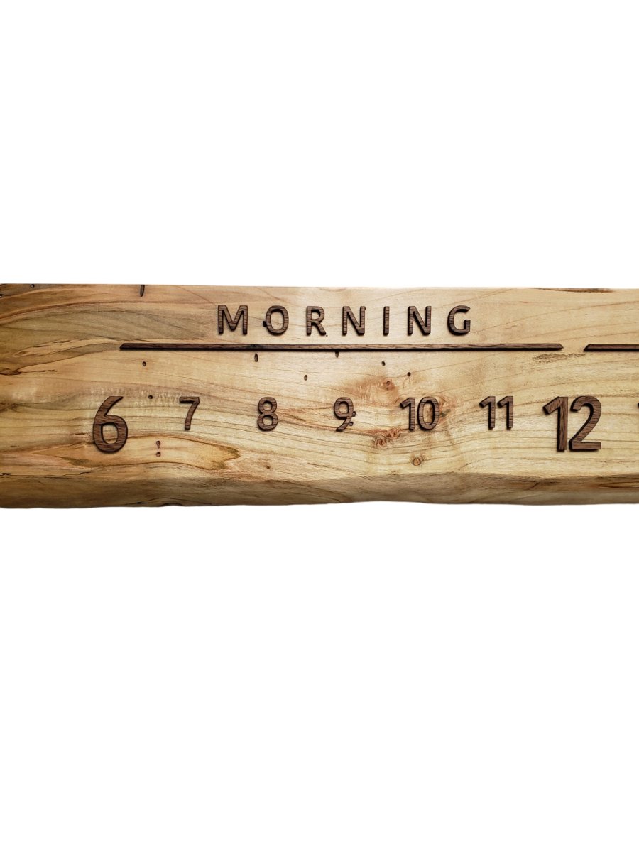 Dandelion:3 - foot Ambrosia Maple/Walnut - Linear Clockworks