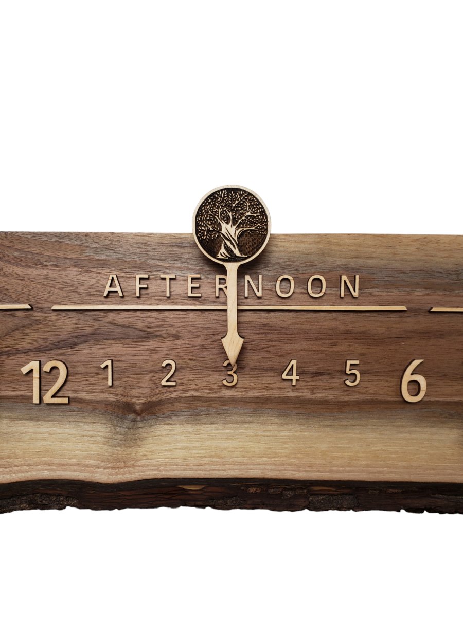 Elderberry:3 - foot Walnut/Maple - Linear Clockworks