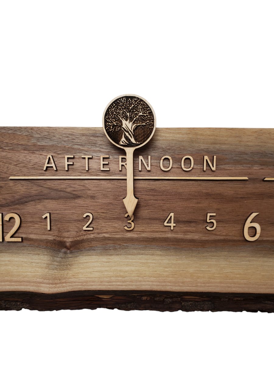 Elderberry:3 - foot Walnut/Maple - Linear Clockworks