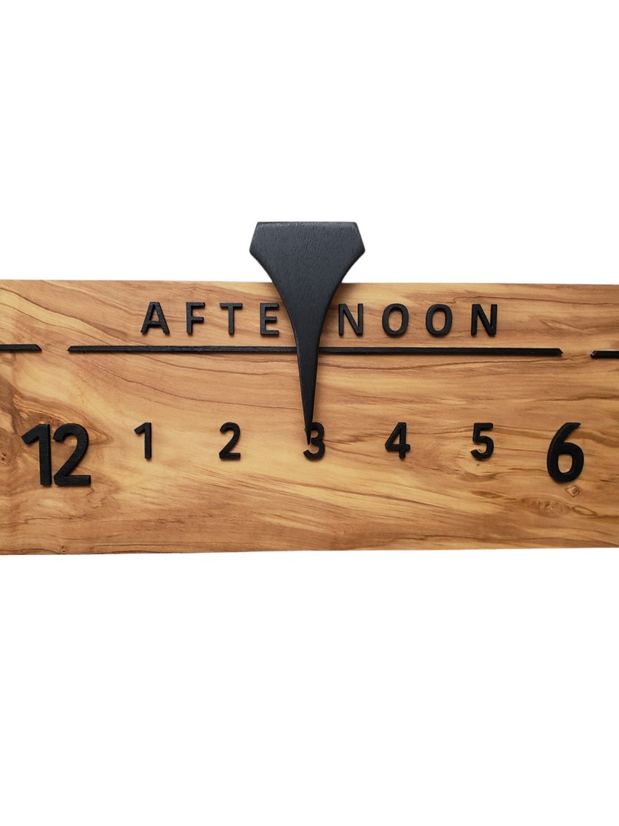 Florence:3 - foot Olivewood/Walnut - Linear Clockworks