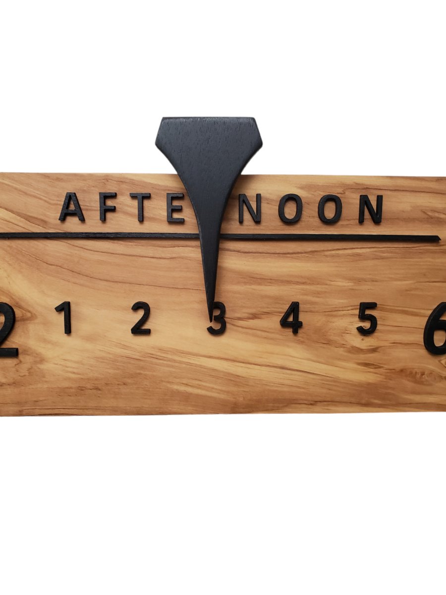 Florence:3 - foot Olivewood/Walnut - Linear Clockworks
