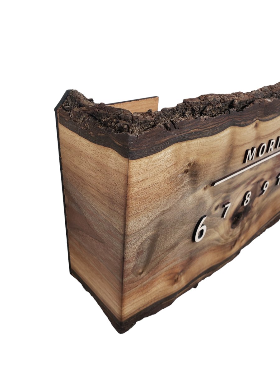 Georgette:3 - foot Walnut - Linear Clockworks