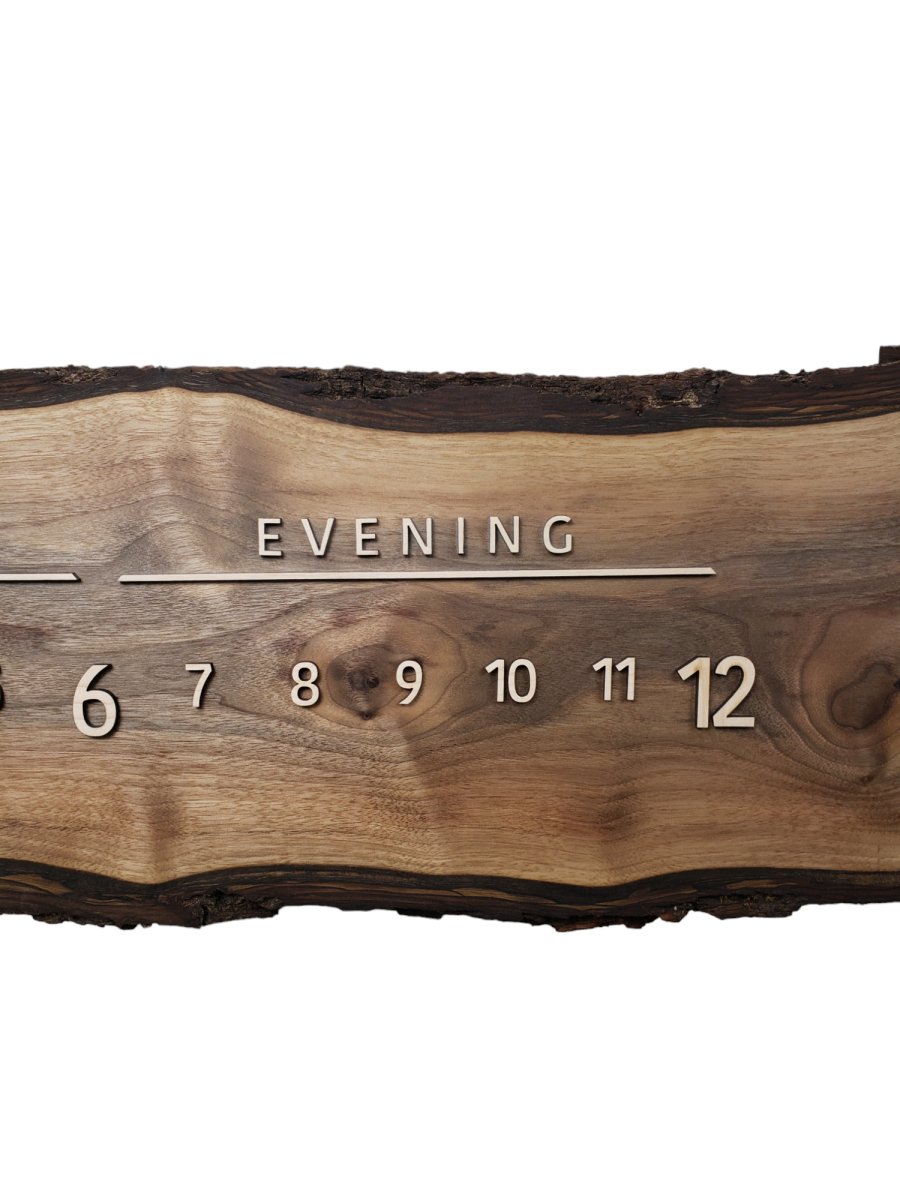 Georgette:3 - foot Walnut - Linear Clockworks