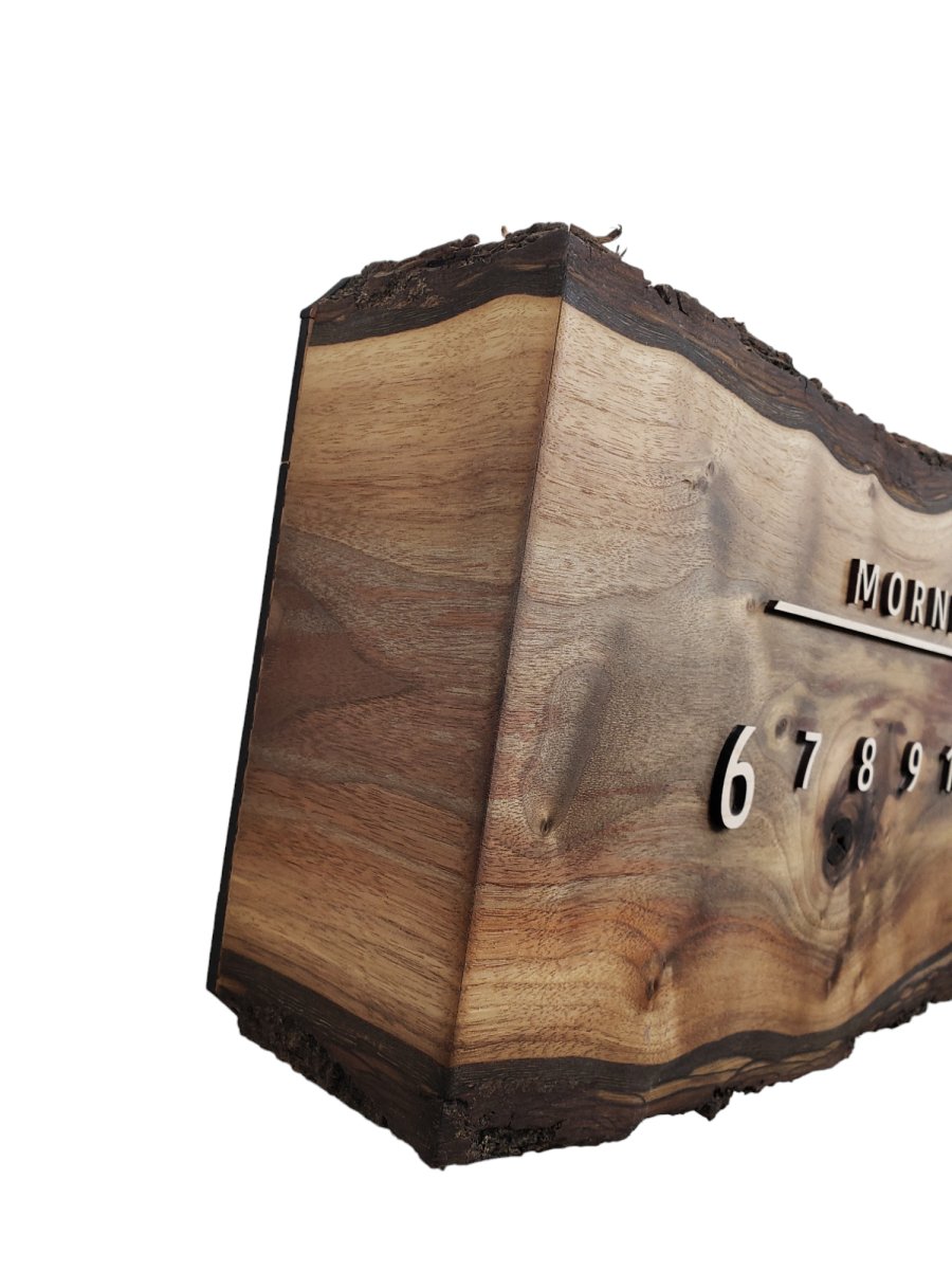 Georgette:3 - foot Walnut - Linear Clockworks