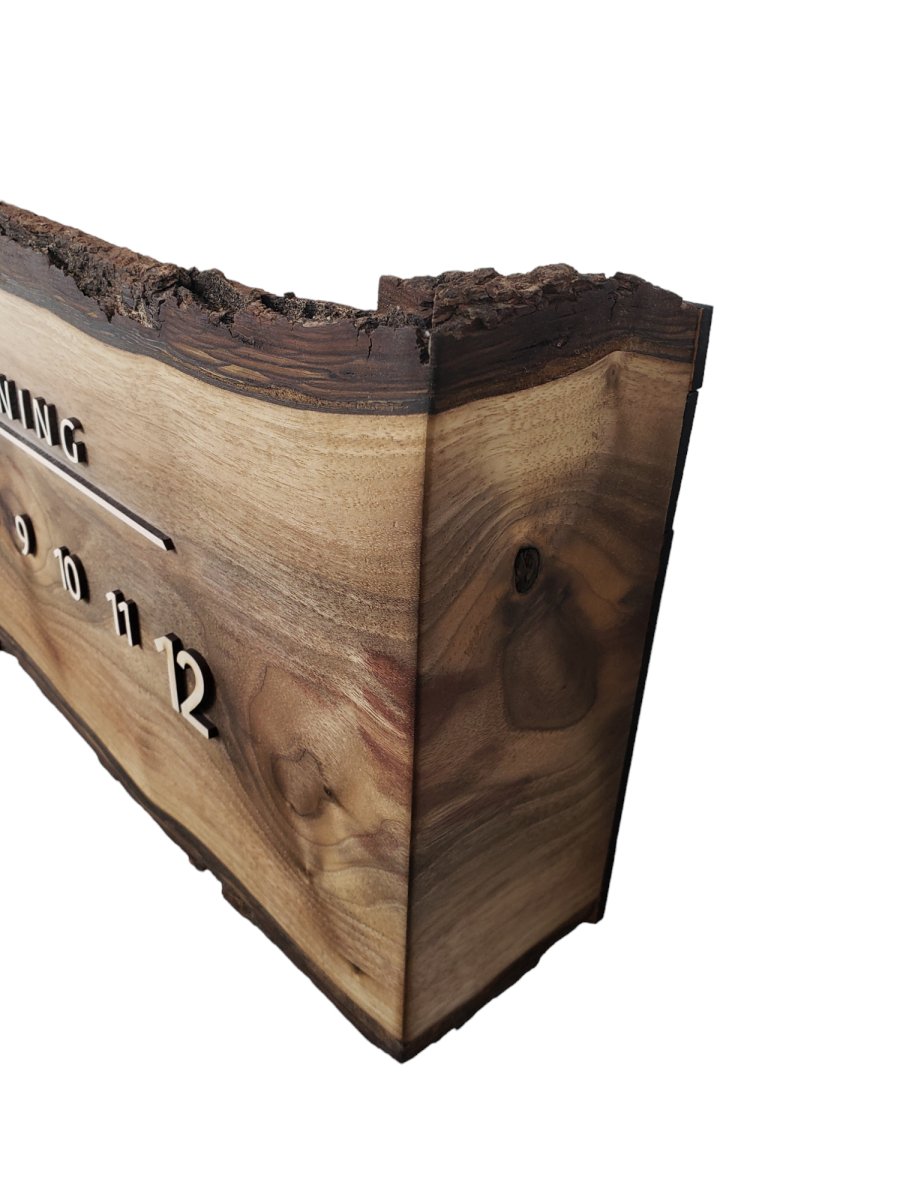 Georgette:3 - foot Walnut - Linear Clockworks