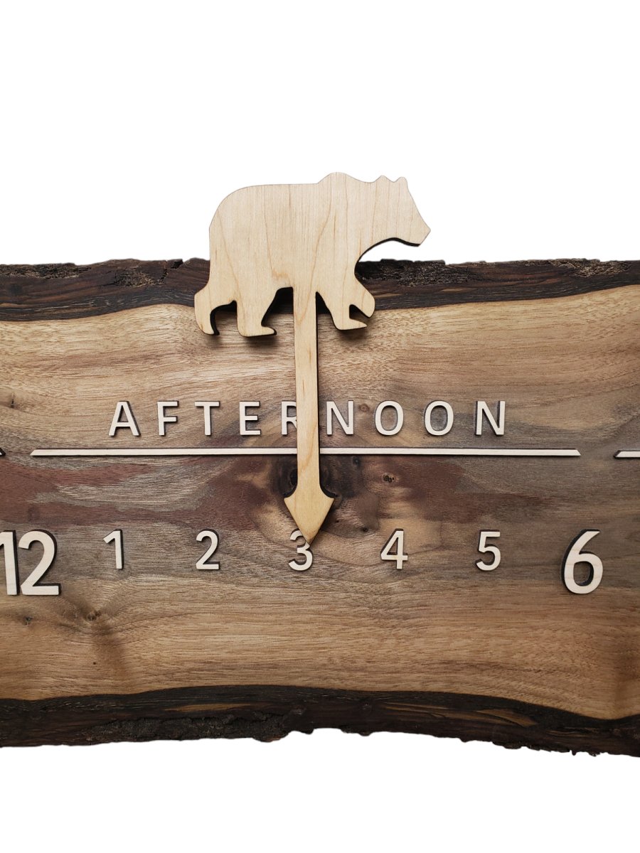 Georgette:3 - foot Walnut - Linear Clockworks