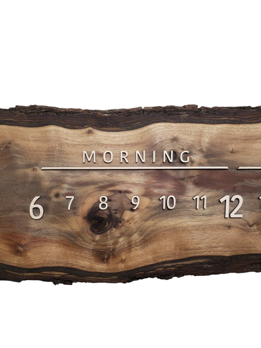 Georgette:3 - foot Walnut - Linear Clockworks