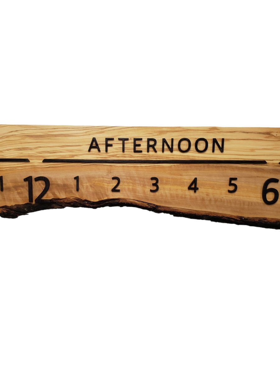Georgia:5 - foot Olivewood/Wenge - Linear Clockworks