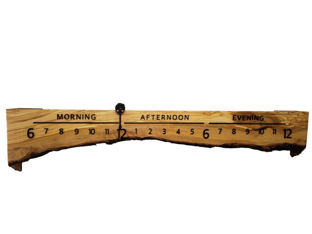 Georgia:5 - foot Olivewood/Wenge - Linear Clockworks