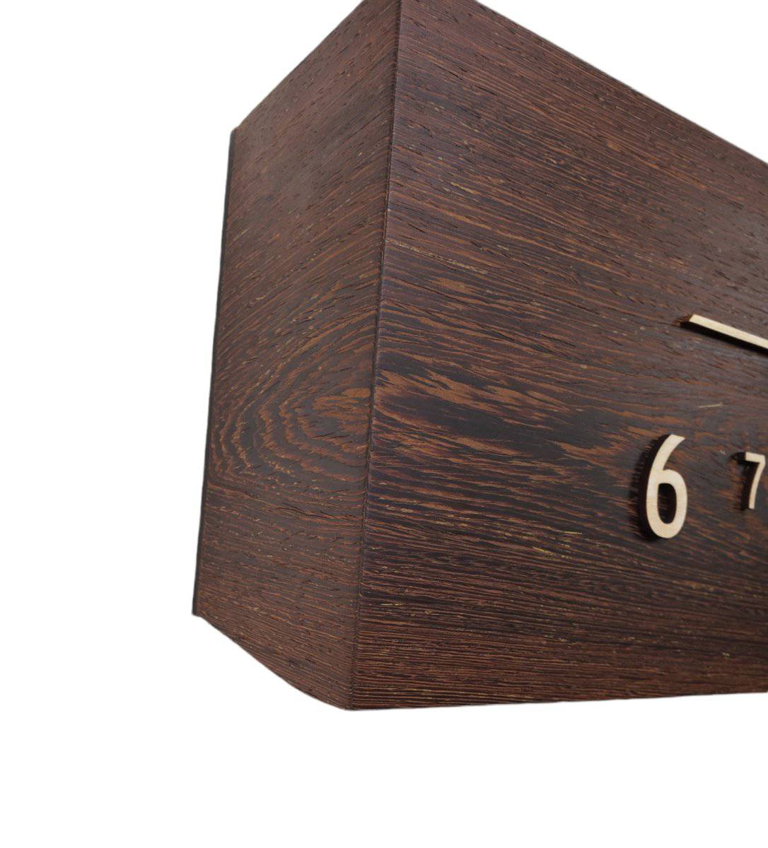 Glimmer: 3 - foot Wenge/Maple - Linear Clockworks