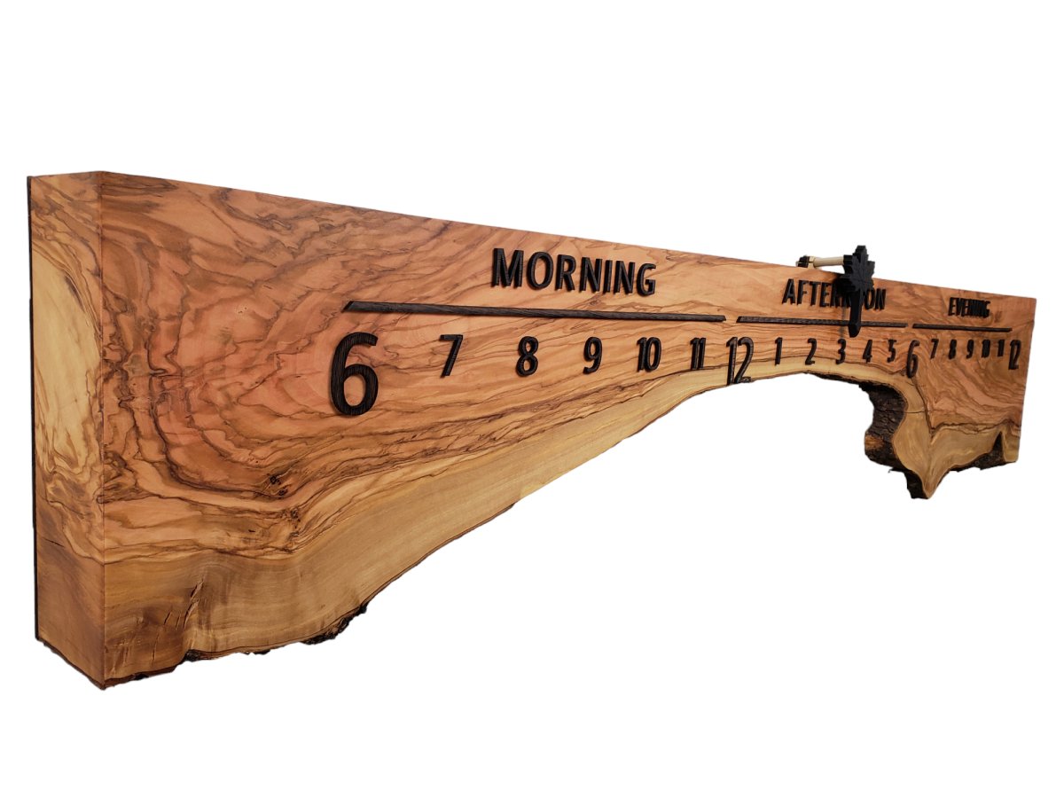 GoldenGate:5 - foot Olivewood/Wenge - Linear Clockworks