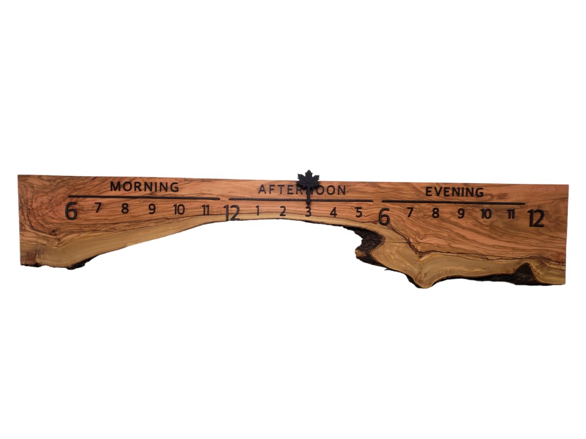 GoldenGate:5 - foot Olivewood/Wenge - Linear Clockworks